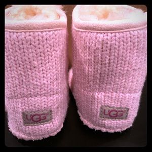 Baby Girl Pink Ugg booties Size 0/1